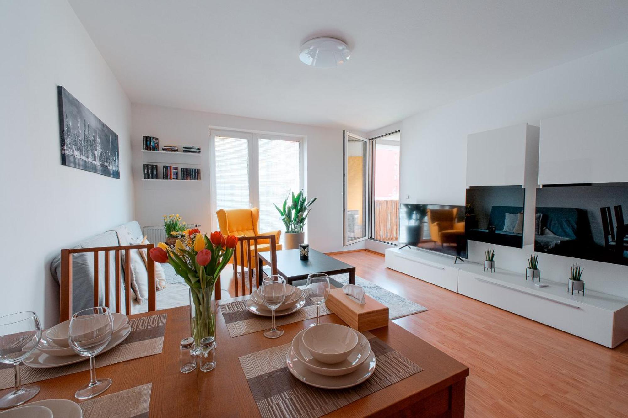 Apartman U Metra, 4 Hoste, Parking Free, Blizko O2 Arena ปราก ภายนอก รูปภาพ